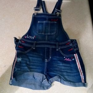 Blue demi overalls